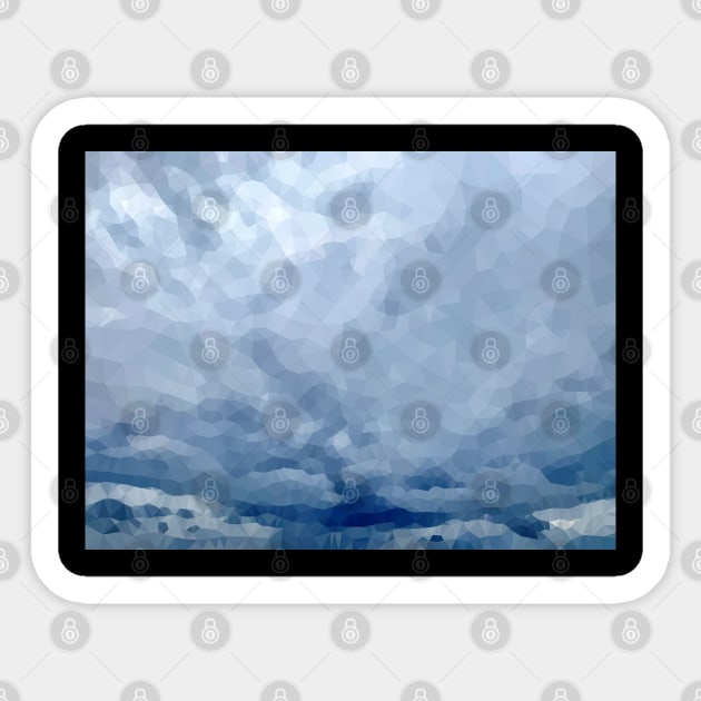 Cloudy Sky Sticker by Peaceful Space AS